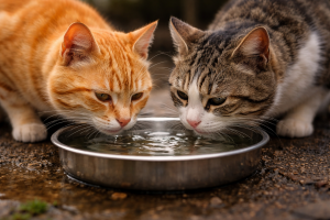 alt=”transmitere FIV” alt=”pisici beau apa” alt=”fiv pisici”