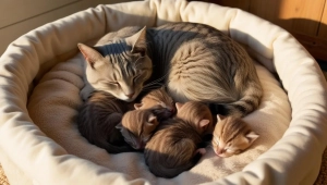 alt=”cum ingrijim puii de pisica”