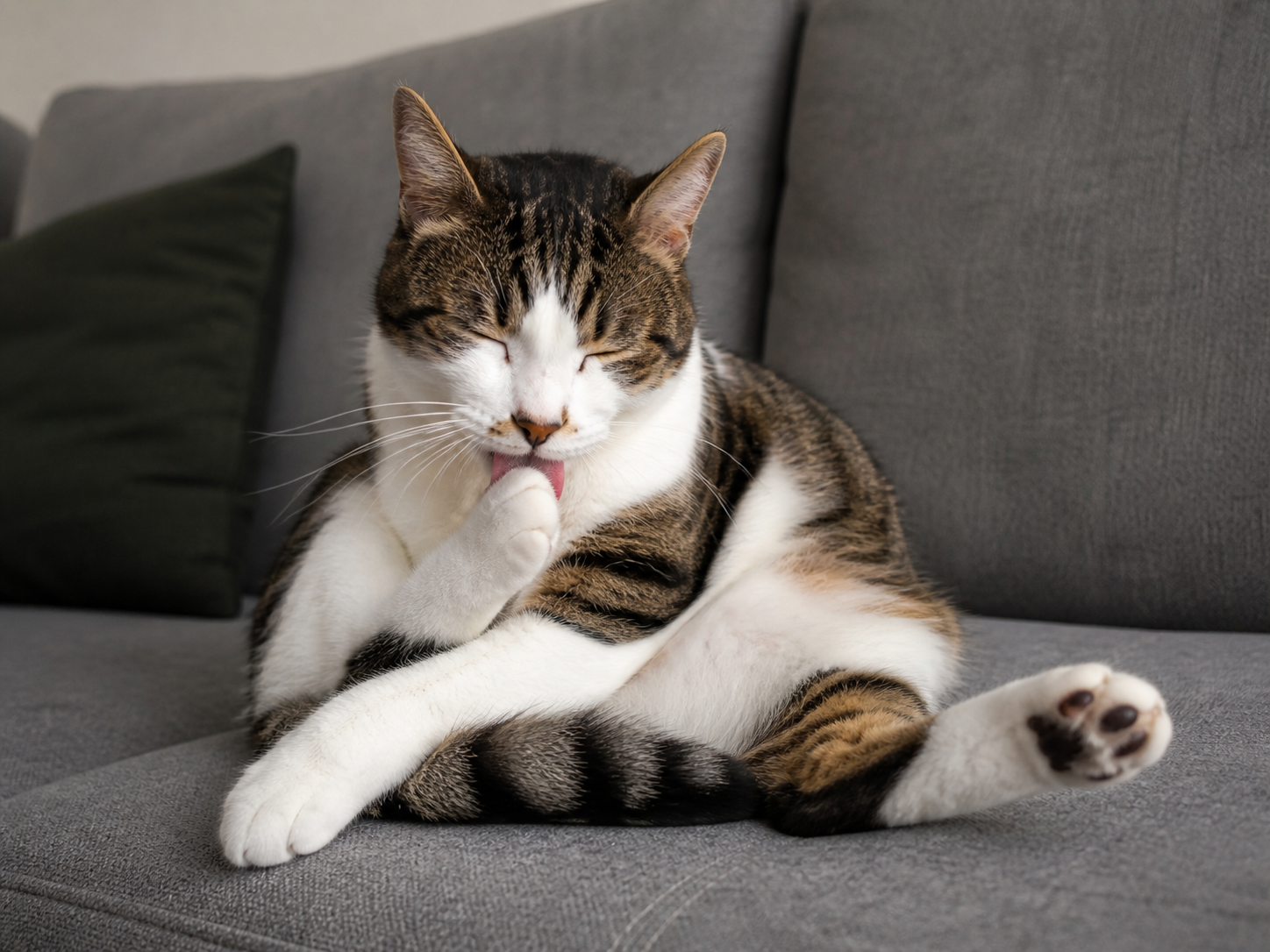 De ce își mușcă pisica spatele? Totul despre hiperestezia felină